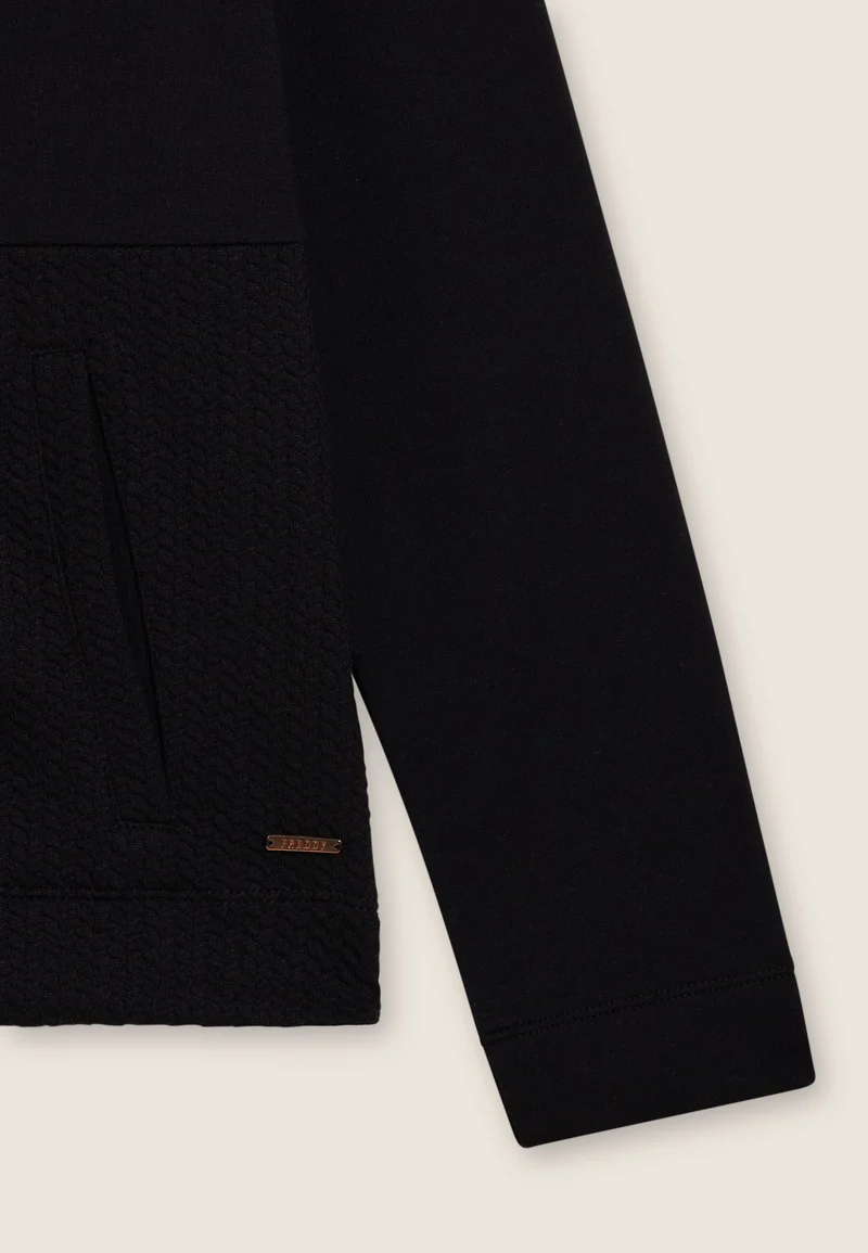 Hoodie Modal Fleece - Black
