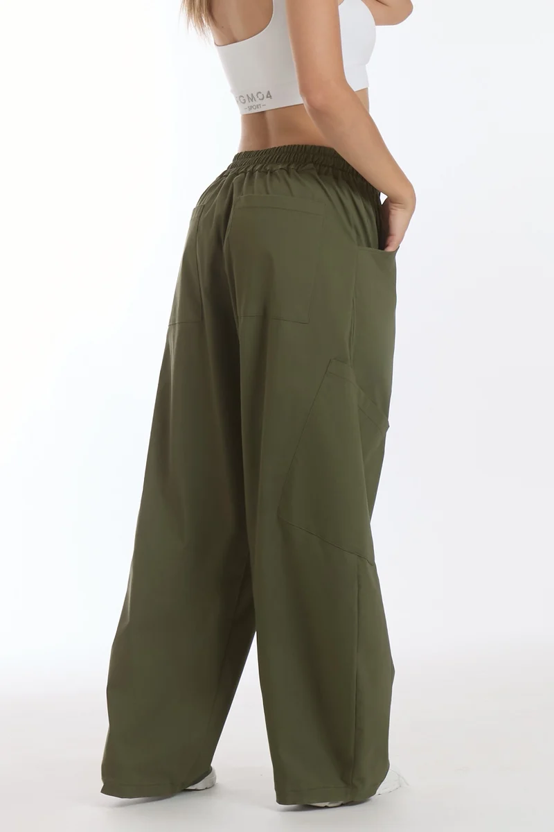 Pantalone Cargo Balloon Summer Verde Militare