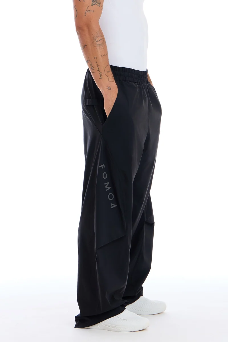 Pantalone Uomo Baggy Origami Nero
