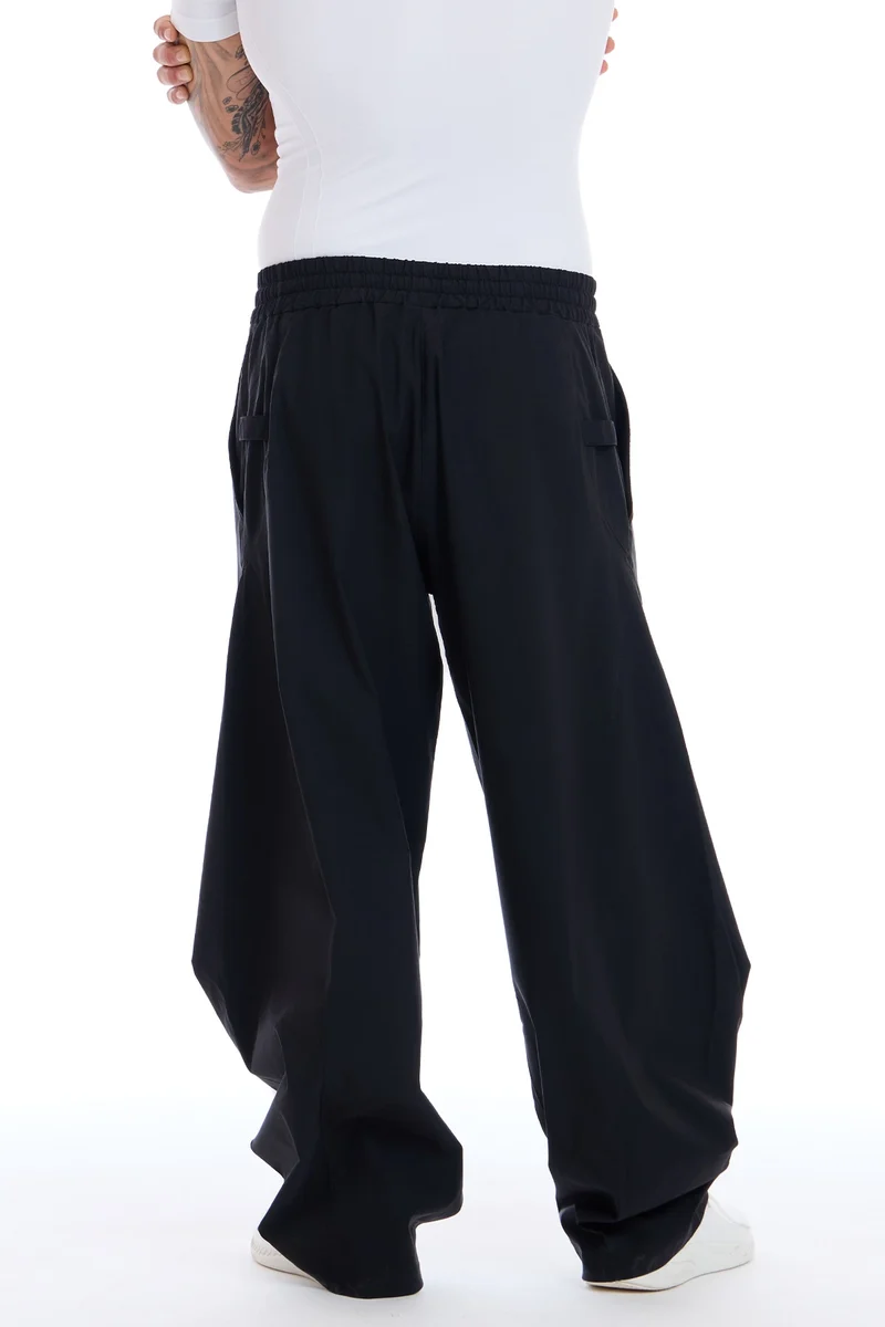 Pantalone Uomo Baggy Origami Nero