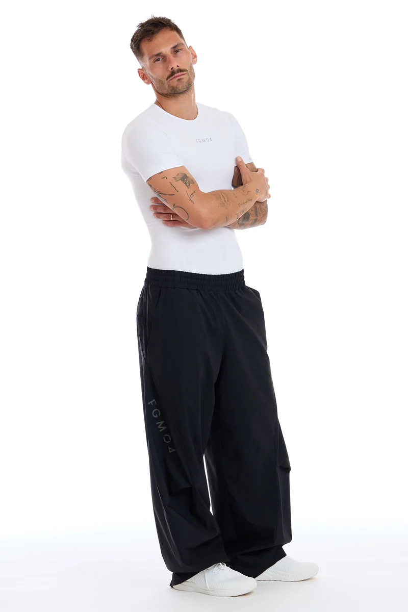 Pantalone Uomo Baggy Origami Nero