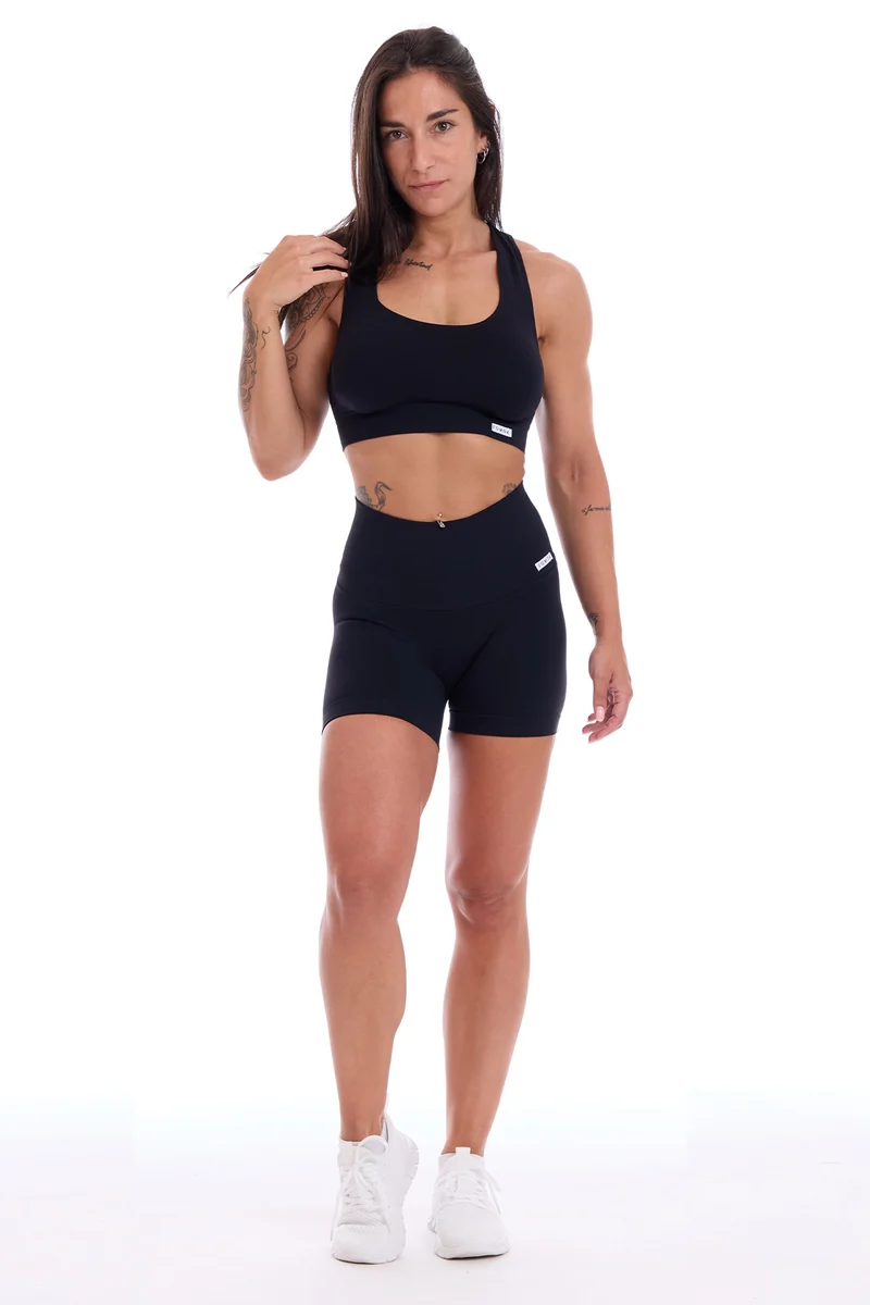 Completo Soft Push Up Onyx Nero (Top + Shorts)