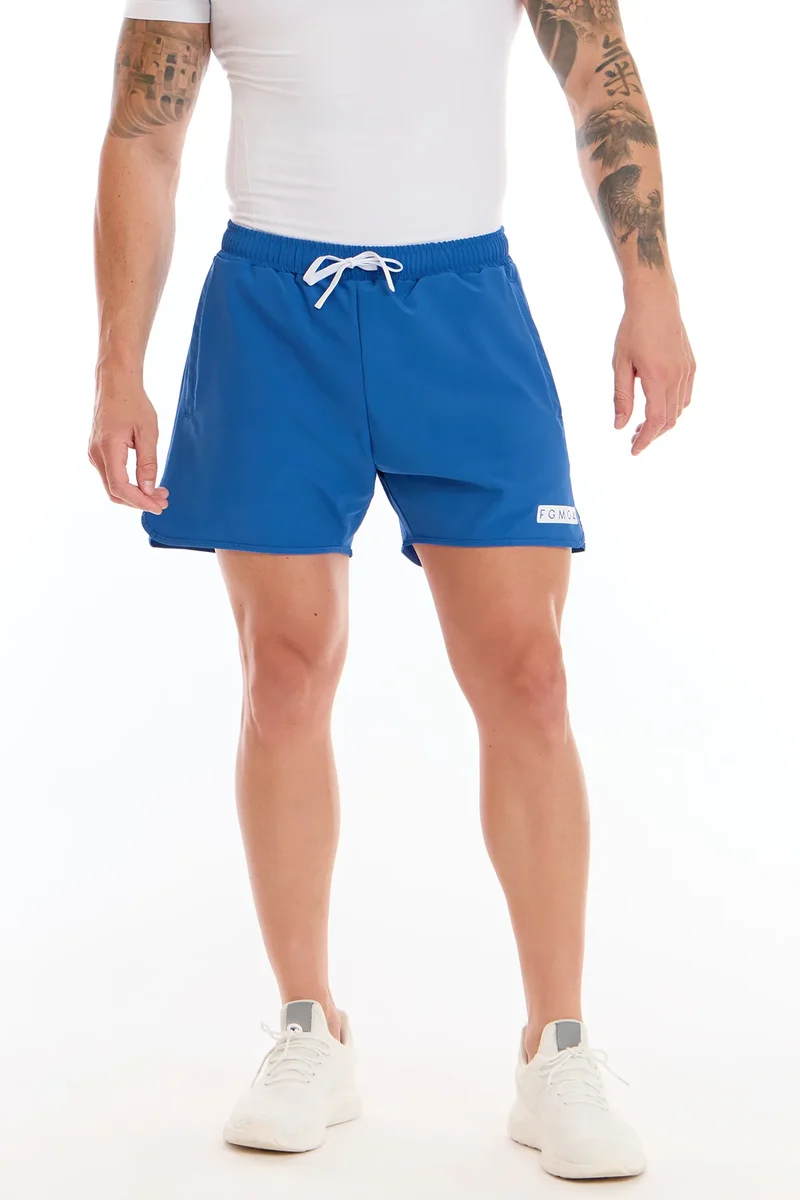 Shorts Uomo Running Power Blu Elettrico