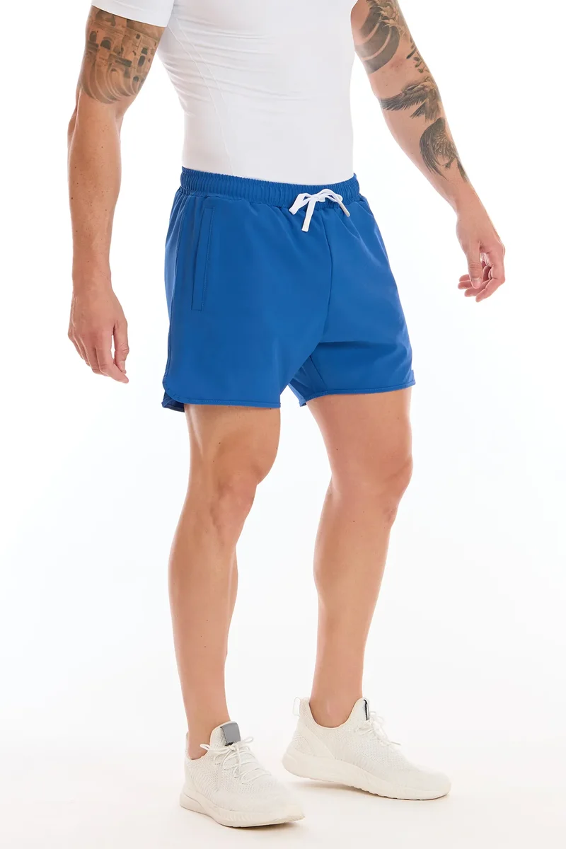 Shorts Uomo Running Power Blu Elettrico