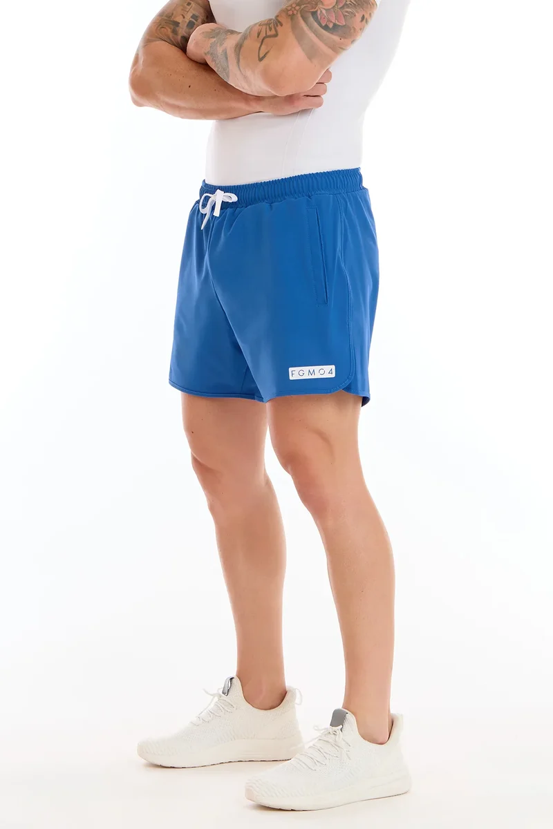 Shorts Uomo Running Power Blu Elettrico