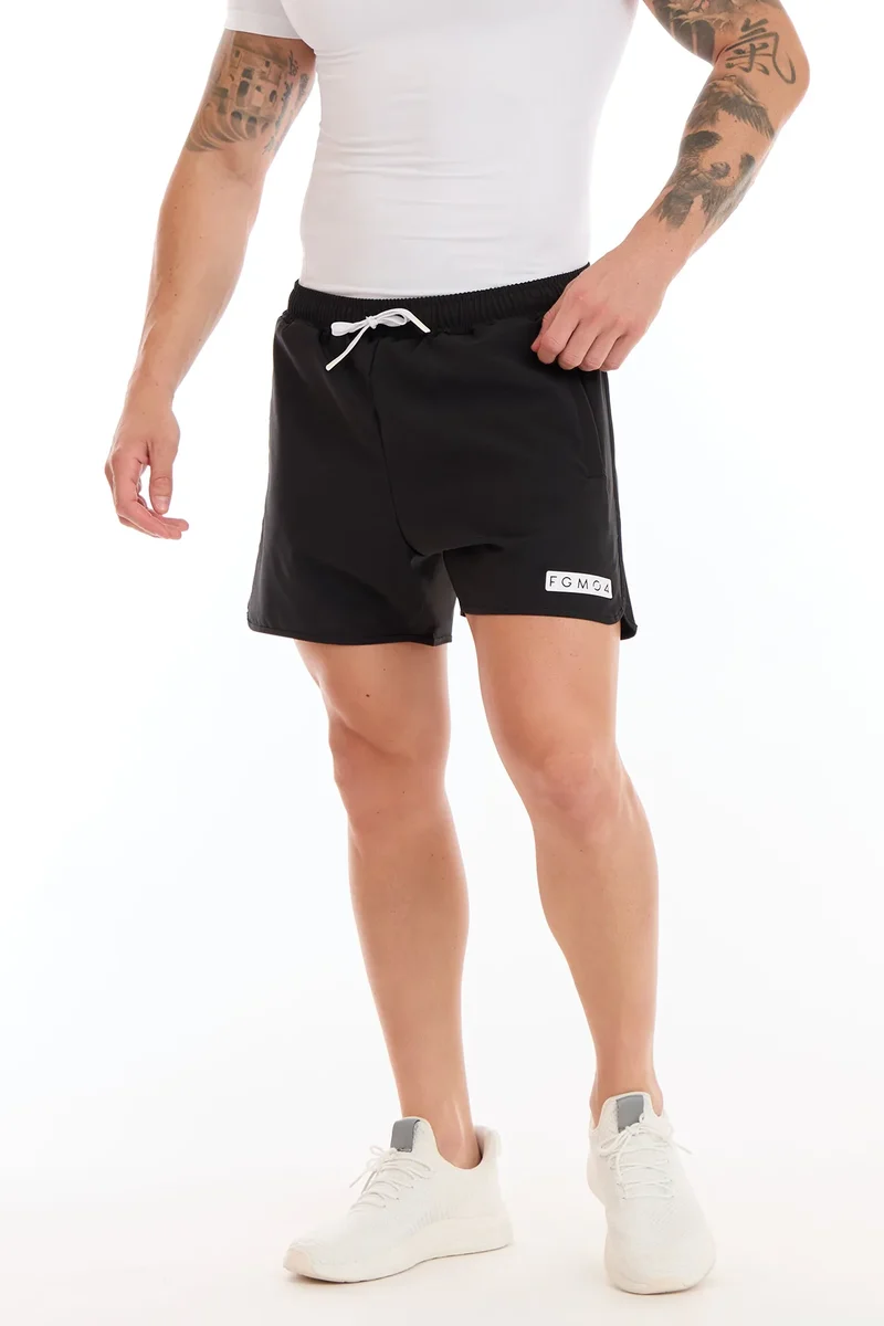 Shorts Uomo Running Power Nero