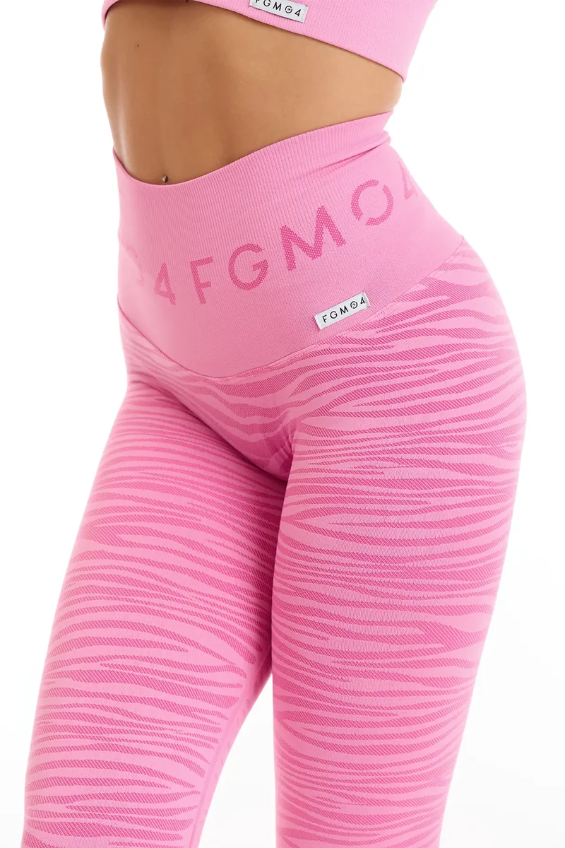 Leggings Push Up Jungle Tigre 2.0 Rosa