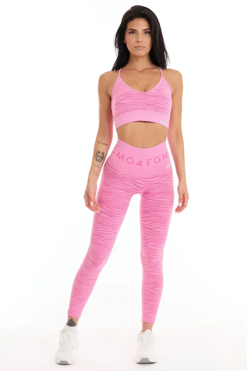 Leggings Push Up Jungle Tigre 2.0 Rosa