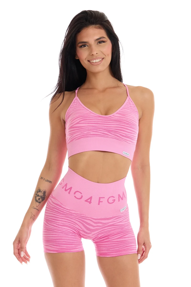Top Jungle Tigre 2.0 Rosa