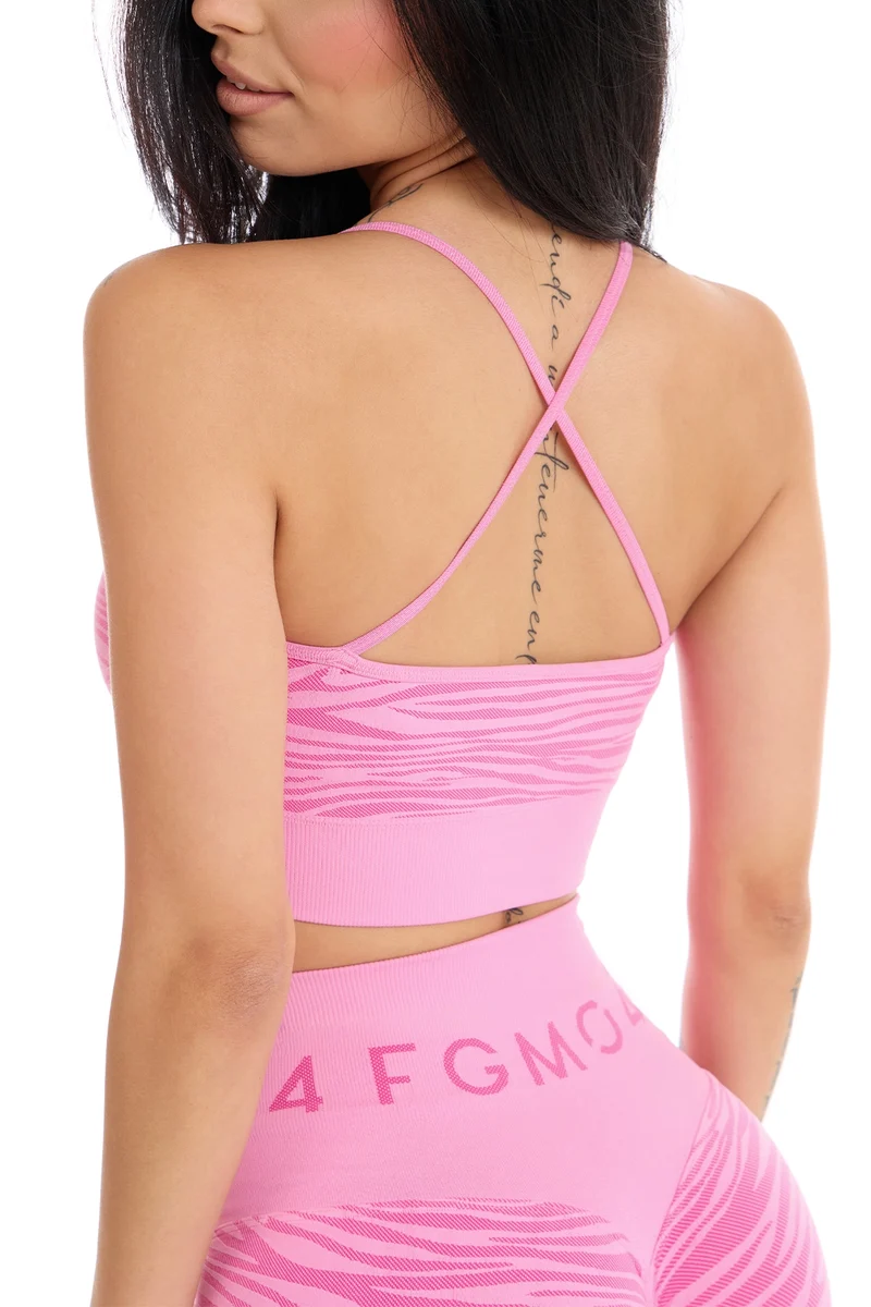 Top Jungle Tigre 2.0 Rosa