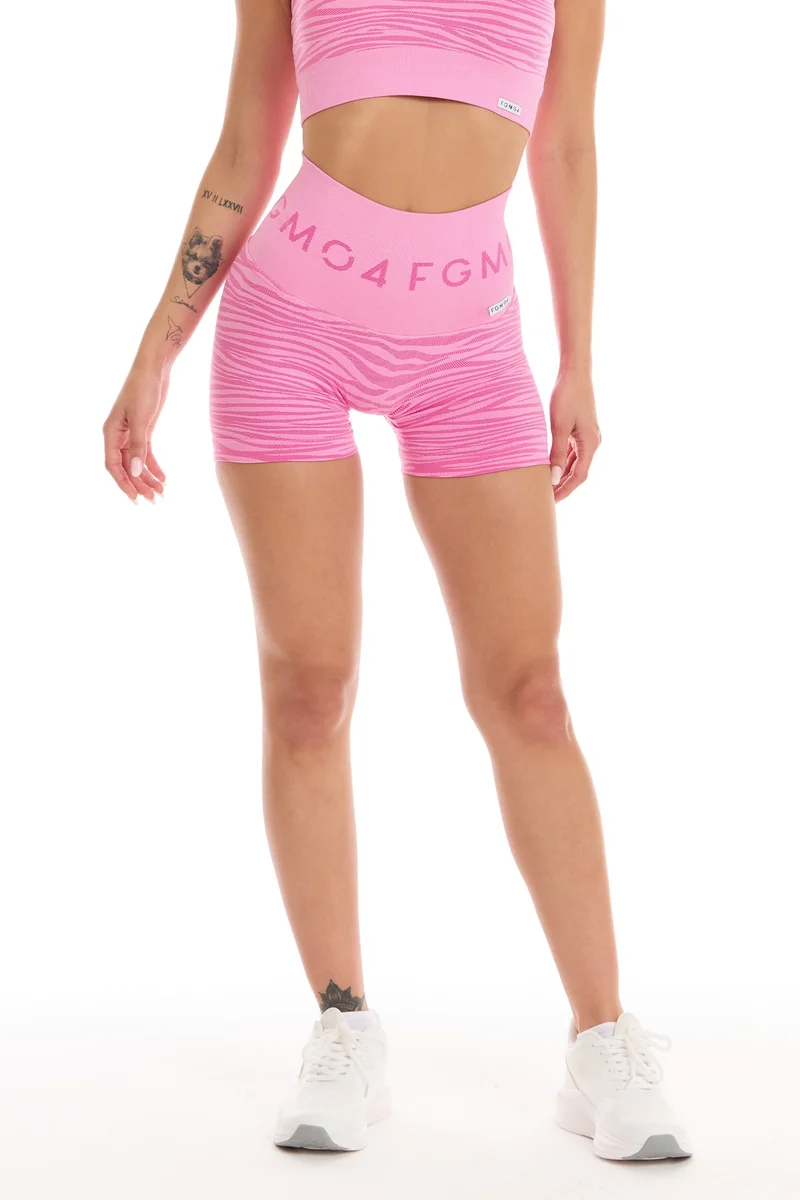 Shorts Push Up Jungle Tigre 2.0 Rosa
