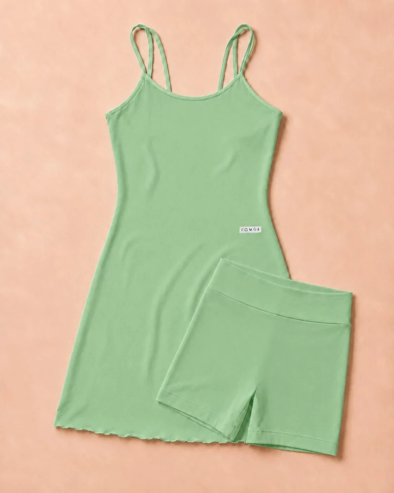 Abito Spice Verde Matcha