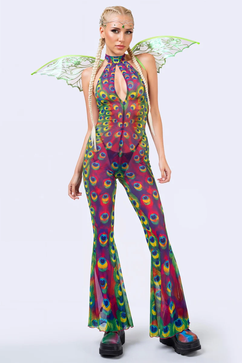 Tailspin Mesh Halter Romper