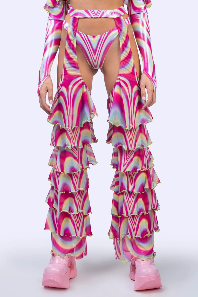 Spiral Tease Ruffle Set