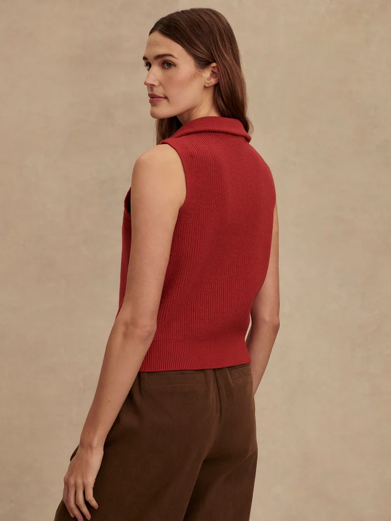 Amina Half Zip Knit