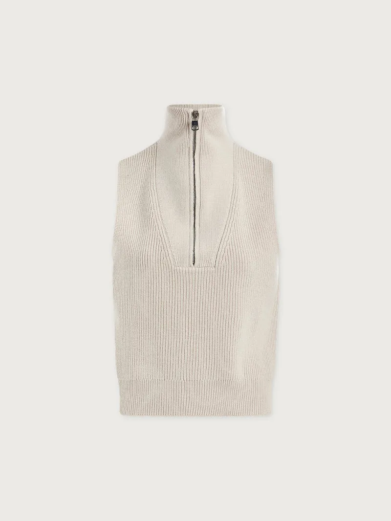 Amina Half Zip Knit