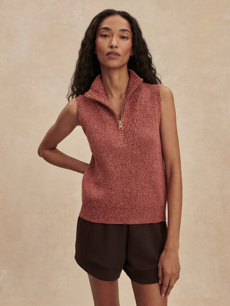 Amina Half Zip Knit
