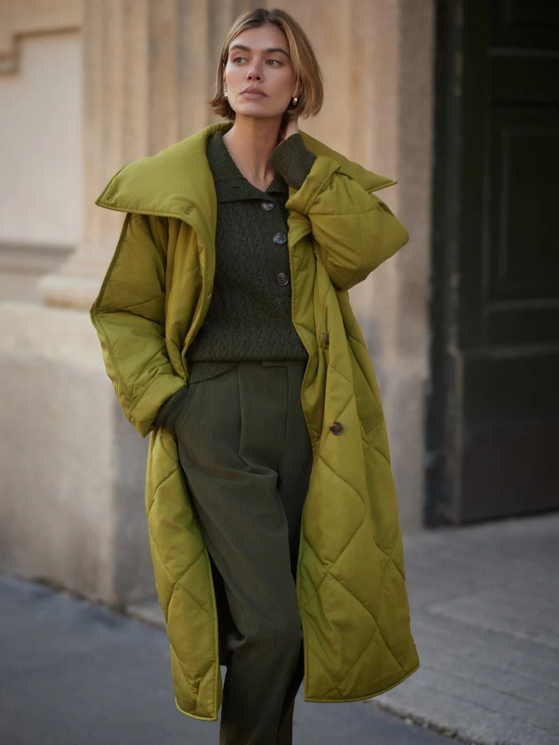Annalise Reversible Wrap Coat