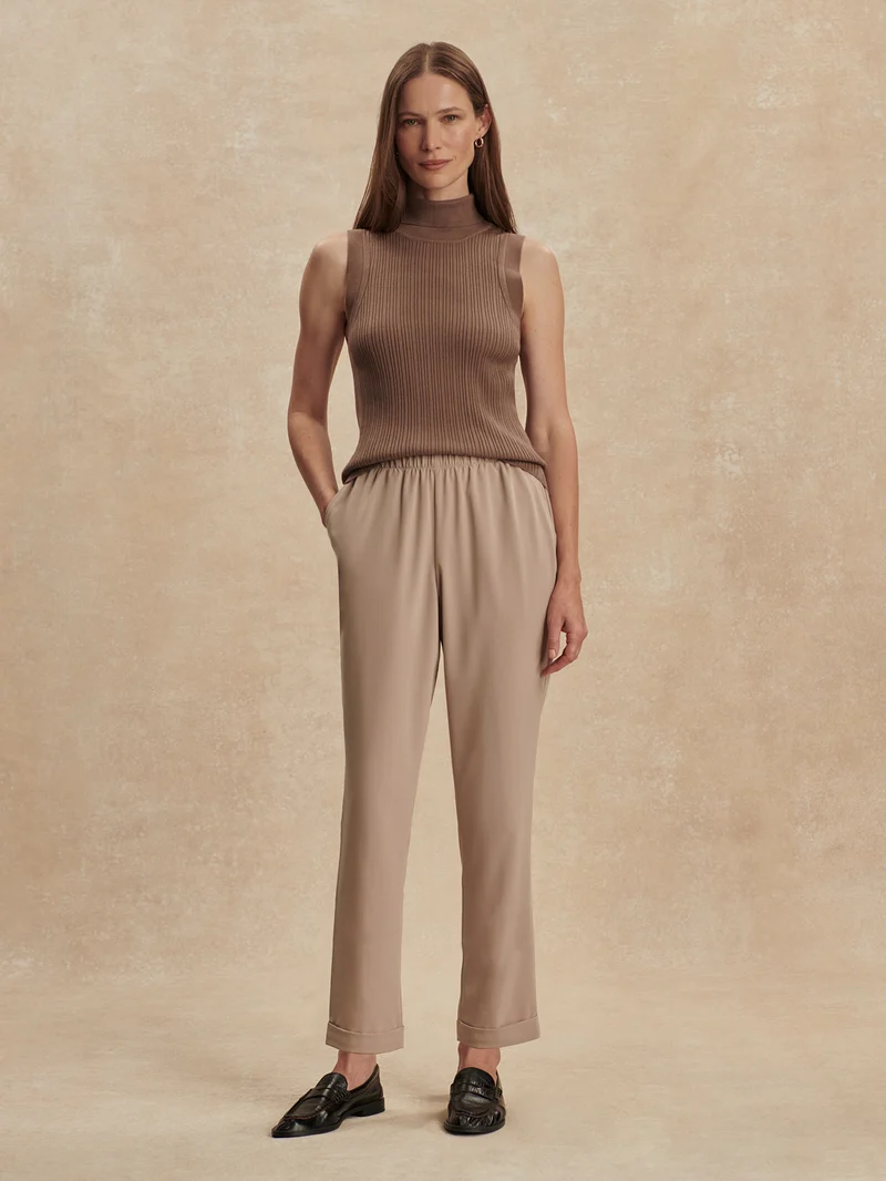 Lightweight Stretch Turn Up Travel Pant Regular
