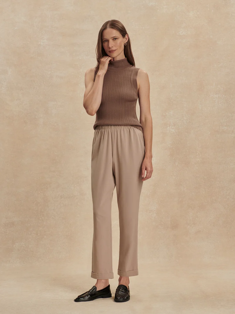 Lightweight Stretch Turn Up Travel Pant Regular