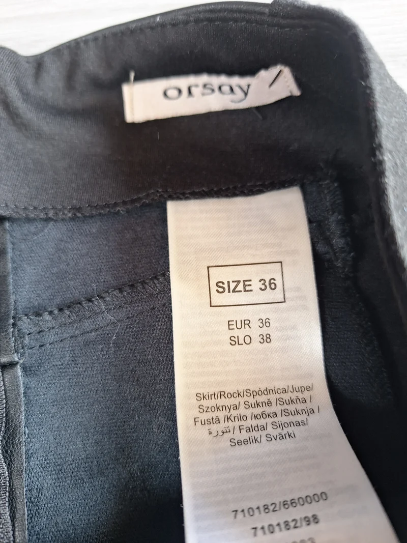 Orsay Bleistiftrock Kunstleder 36
