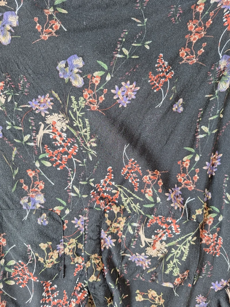 Zabione Oversize Bluse Blumenprint 36