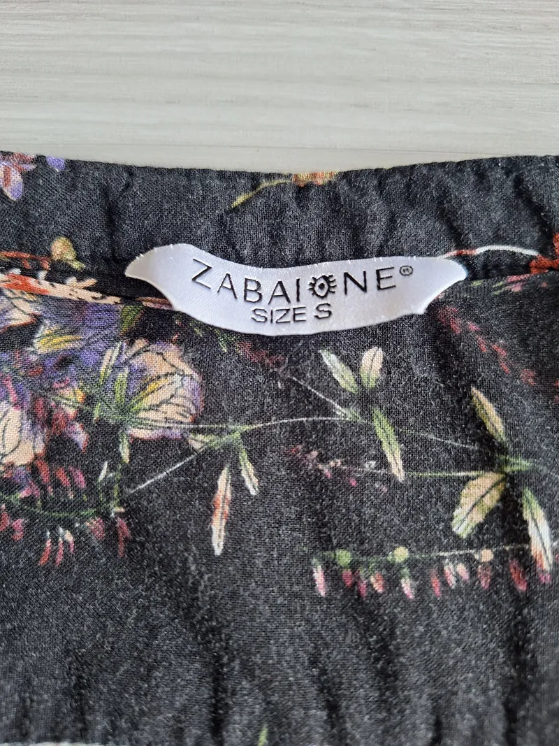 Zabione Oversize Bluse Blumenprint 36