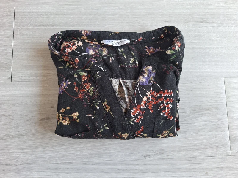 Zabione Oversize Bluse Blumenprint 36