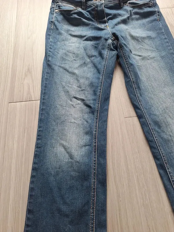 Taifun Straight Fit Jeans Low Waist 34