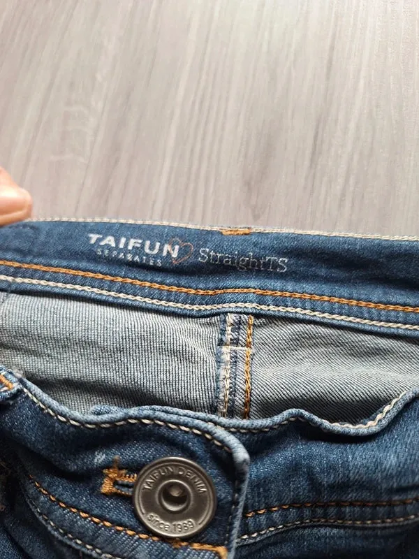Taifun Straight Fit Jeans Low Waist 34