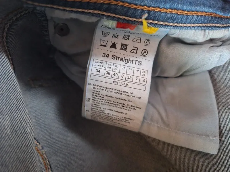 Taifun Straight Fit Jeans Low Waist 34