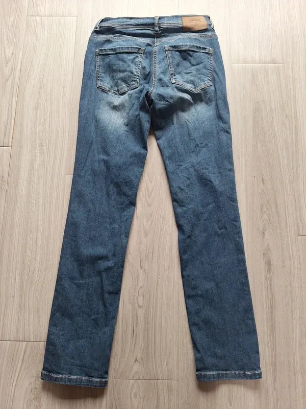 Taifun Straight Fit Jeans Low Waist 34