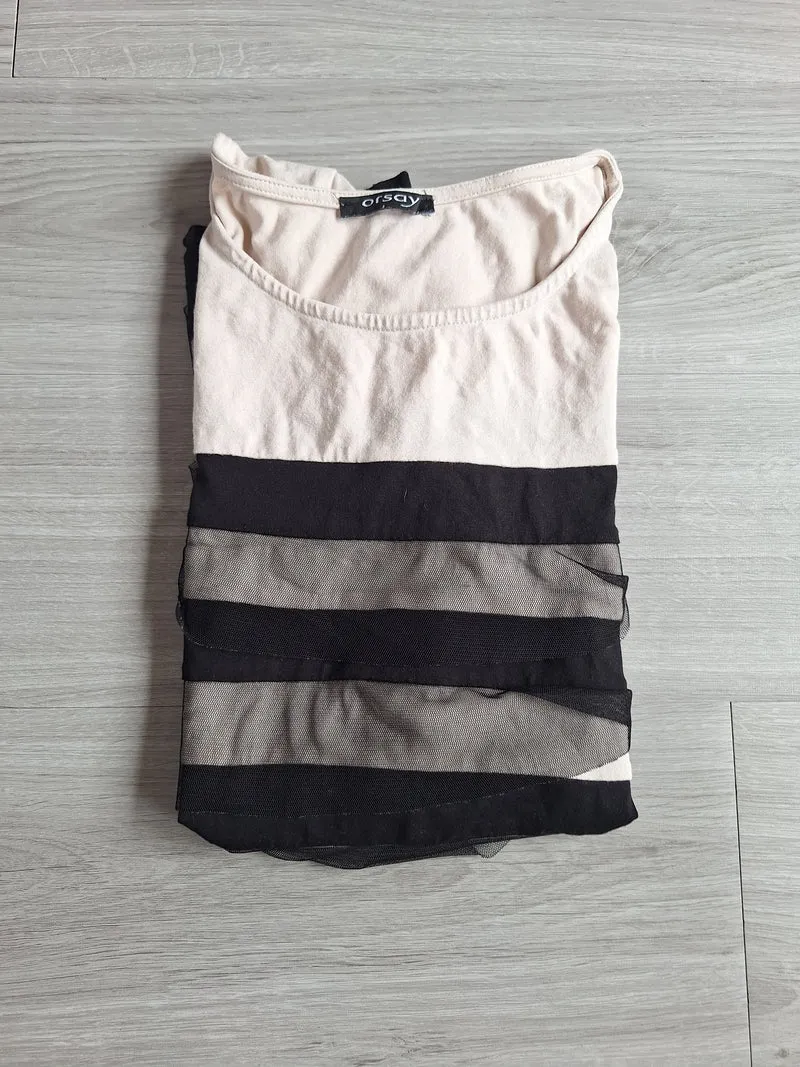 Orsay Meshshirt Streifen 36