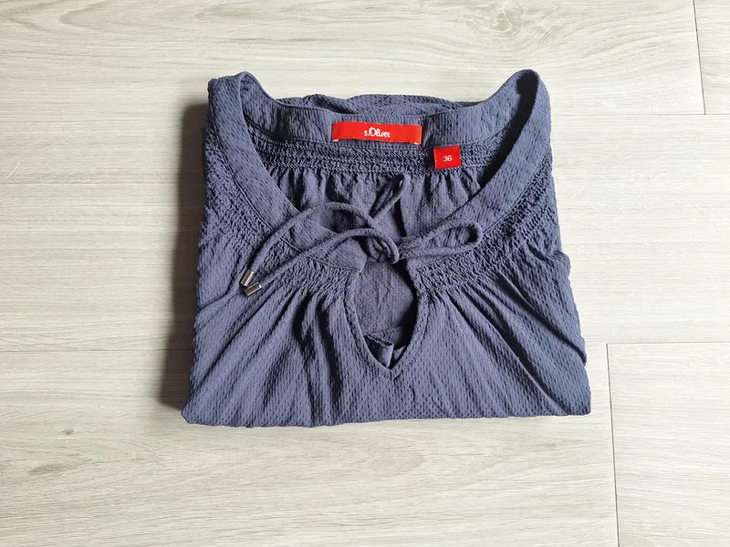 s.Oliver Blusenshirt Bindeband 36
