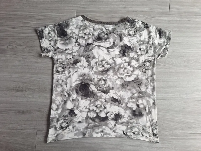 Monari Printshirt Blumenmuster 38
