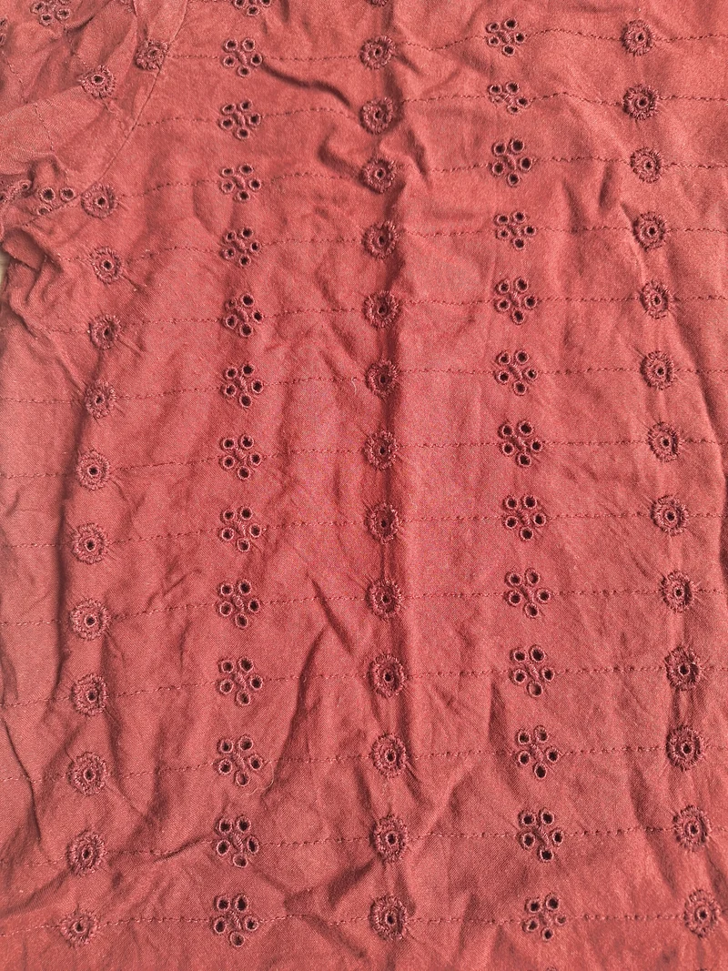 H&M LOGG Lochstickerei Bluse 38