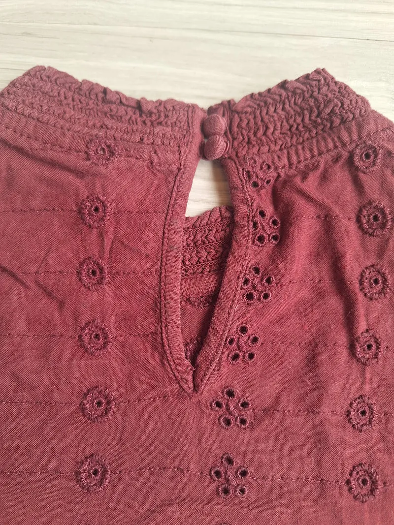 H&M LOGG Lochstickerei Bluse 38