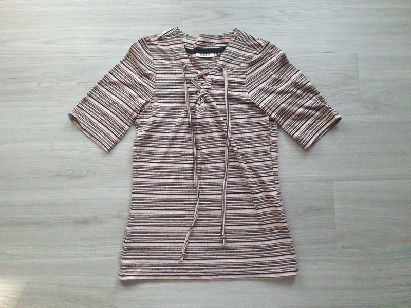 ONLY Longshirt Lace-Up Ausschnitt 36