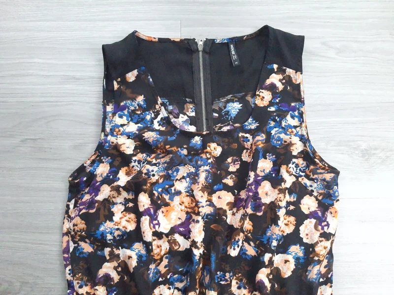 House Chiffonkleid Blumenprint 38