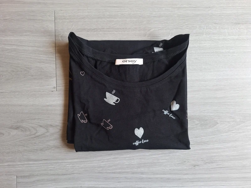 Orsay T-Shirt Kaffeeprint 36