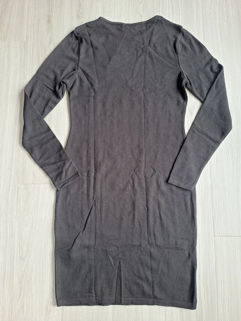 Bodyflirt Strickkleid Nietenoptik 36/38