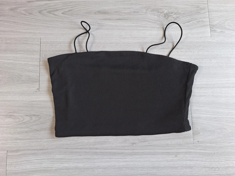 Shein Crop Top Rippstoff 40