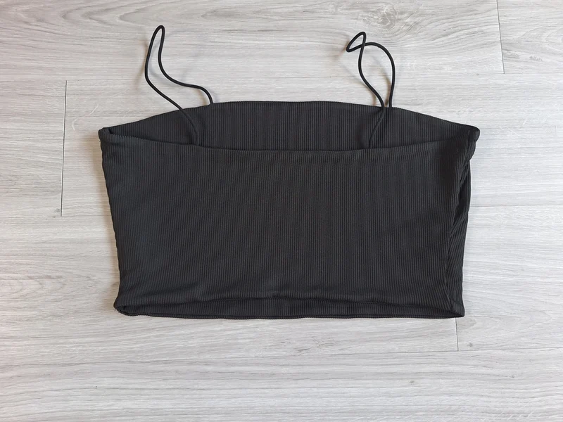 Shein Crop Top Rippstoff 40