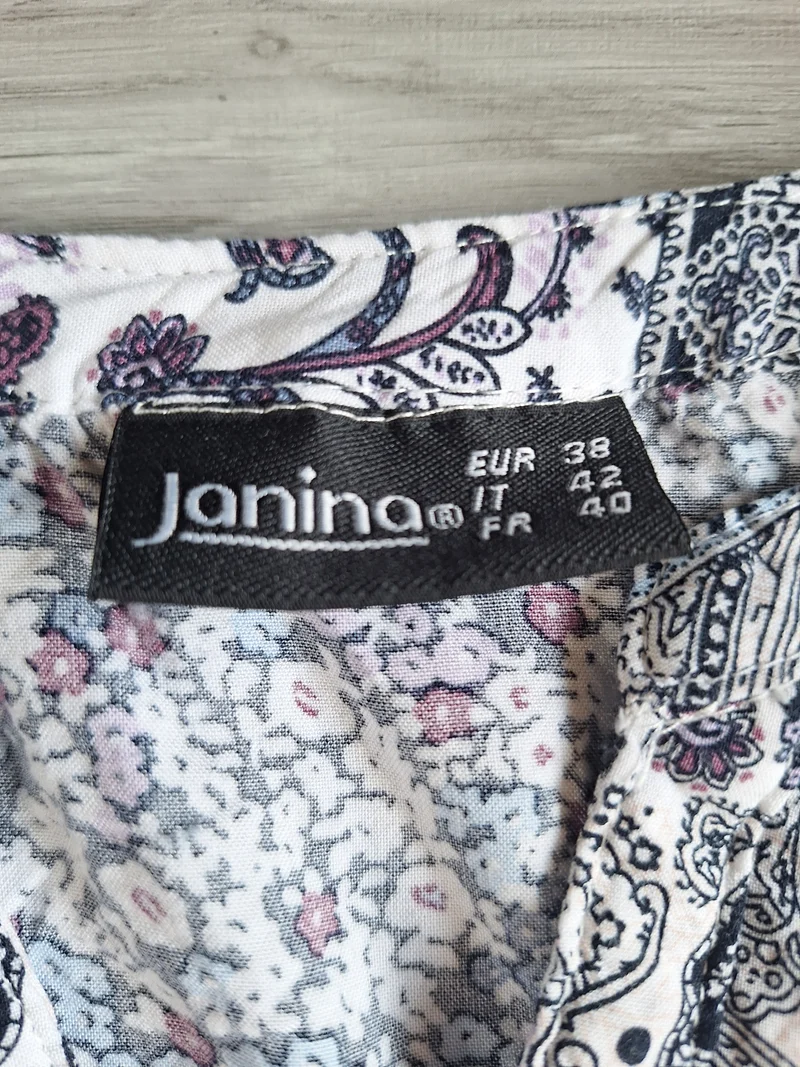 Janina Viskosebluse Paisley 38
