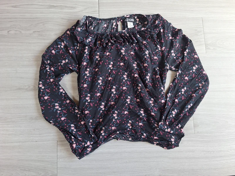 Up 2 Fashion Blusenshirt Blumenmuster 38