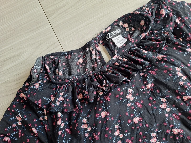 Up 2 Fashion Blusenshirt Blumenmuster 38