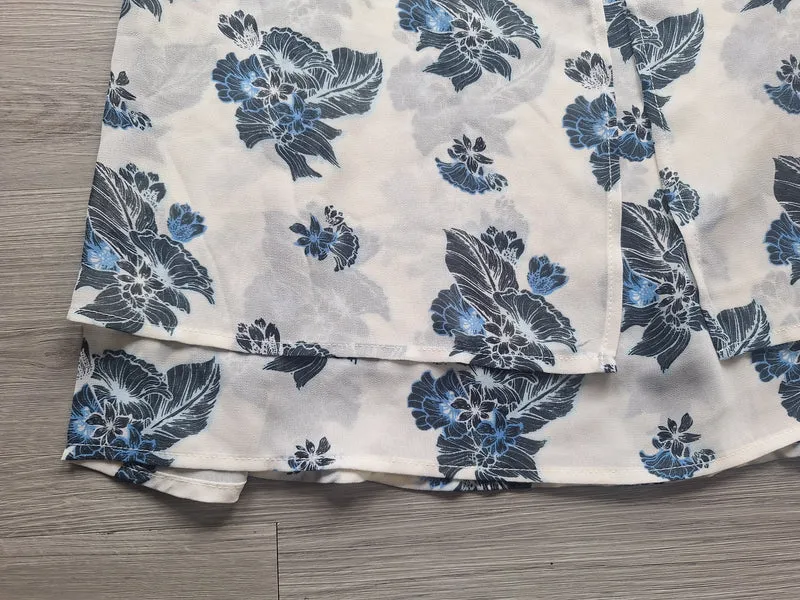 H&M Spaghettitop Blumenprint 36