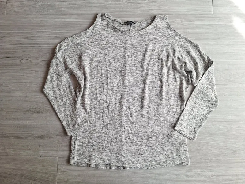 Amisu Cold Shoulder Langarmshirt 38