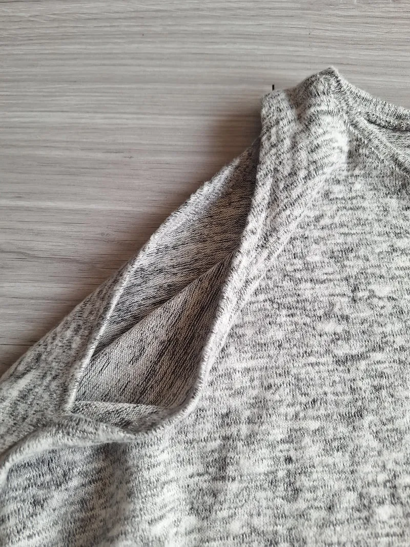 Amisu Cold Shoulder Langarmshirt 38