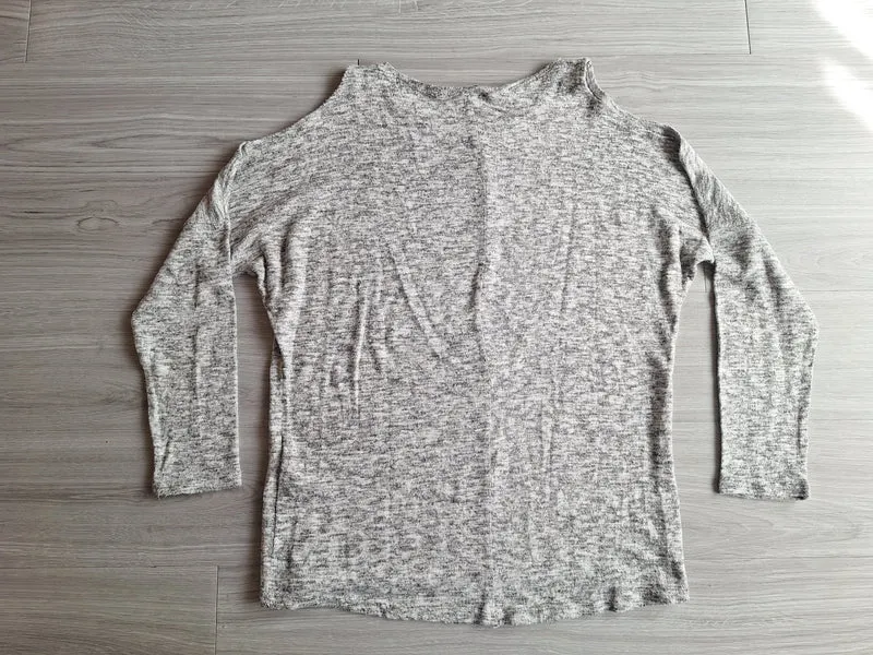 Amisu Cold Shoulder Langarmshirt 38